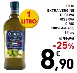 Spazio Conad Olio extra vergine di oliva riserva CIRIO offerta