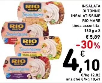 Spazio Conad Insalata di tonno insalatissime RIO MARE offerta