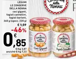 Spazio Conad Legumi LE CONSERVE DELLA NONNA offerta