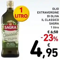 Spazio Conad Olio extravergine di oliva il classico SAGRA offerta