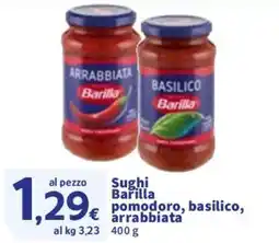 Sigma Sughi Barilla pomodoro, basilico, arrabbiata offerta