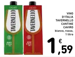 Spazio Conad Vino d'italia tavernello cantine caviro offerta