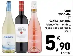 Spazio Conad Vino toscana IGT SANTA CRISTINA offerta