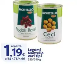 Sigma Legumi Montello vari tipi offerta
