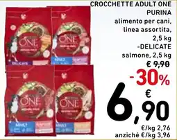 Spazio Conad Crocchette adult one-Delicate PURINA offerta