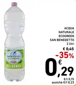 Spazio Conad Acqua NATURALE ECOGREEN offerta