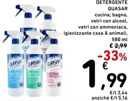 Spazio Conad Detergente QUASAR offerta
