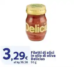 Sigma Filetti di alici in olio di oliva Delicius offerta