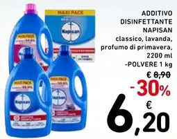 Spazio Conad Additivo disinfettante-Polvere NAPISAN offerta