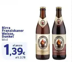 Sigma Birra Franziskaner Weisse, Dunkel offerta
