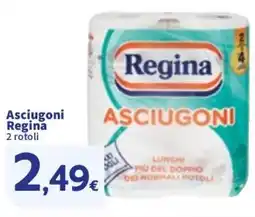 Sigma Asciugoni Regina 2 rotoli offerta