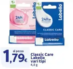 Sigma Classic Care Labello vari tipi offerta