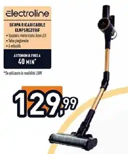 Unieuro Electroline SCOPA RICARICABILE ELNPSRE2116F offerta