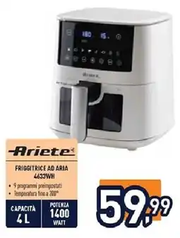 Unieuro Ariete FRIGGITRICE AD ARIA 4633WH offerta