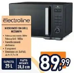 Unieuro Electroline MICROONDE CON GRILL ME258KFH offerta
