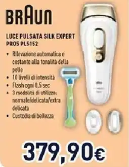 Unieuro BRAUN LUCE PULSATA SILK EXPERT PRO5 PL5152 offerta
