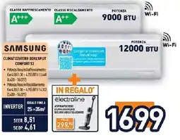 Unieuro SAMSUNG CLIMATIZZATORE DUALSPLIT COMFORT S2 offerta