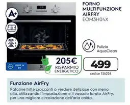 Trony Electrolux FORNO MULTIFUNZIONE AIRFRY EOM3H04X offerta