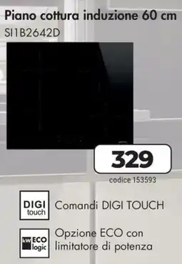 Trony Smeg Piano cottura induzione 60 cm SI1B2642D offerta