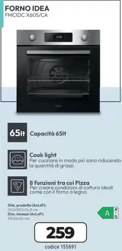 Trony CANDY FORNO IDEA FMCIDC X605/CA offerta