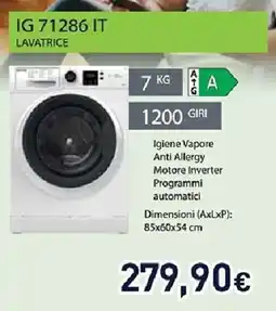 Unieuro IGNIS IG 71286 IT LAVATRICE offerta