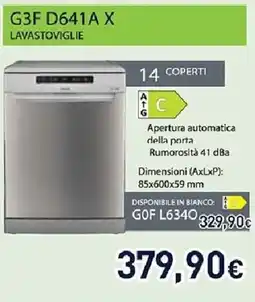Unieuro IGNIS G3F D641A X LAVASTOVIGLIE offerta