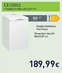 Unieuro IGNIS CONGELATORE A POZZETTO offerta