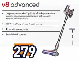 Unieuro dyson v8 advanced offerta