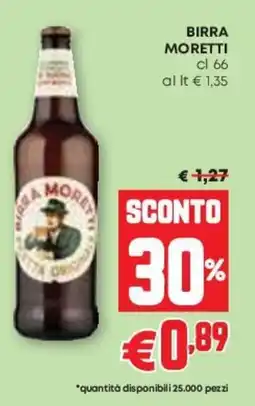 Pam Birra MORETTI offerta