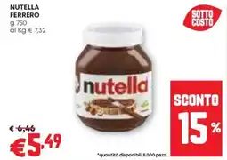 Pam Nutella FERRERO offerta
