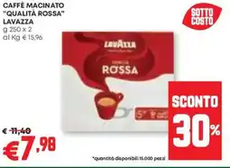Pam Caffè macinato “qualità rossa" LAVAZZA offerta