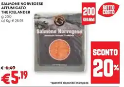 Pam Salmone norvegese affumicato THE ICELANDER offerta