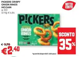 Pam Pickers crispy onion rings MCCAIN offerta