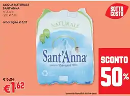 Pam Acqua naturale SANT'ANNA offerta