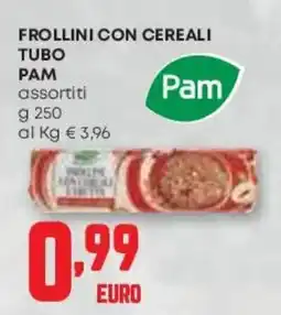 Pam Frollini con cereali tubo PAM offerta