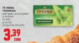 Pam Tè verde TWININGS offerta