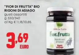 Pam "Fior di frutta" bio RIGONI DI ASIAGO offerta