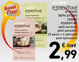 Spazio Conad Strisce depilatorie conad ESSENTIAE offerta