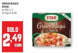 Pam Gran ragù STAR offerta