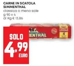 Pam Carne in scatola SIMMENTHAL offerta
