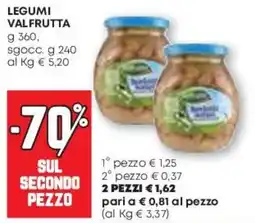 Pam Legumi VALFRUTTA offerta