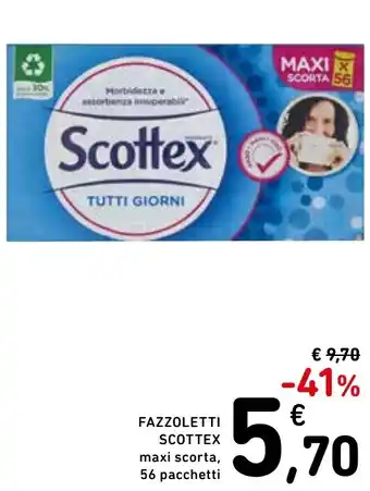Spazio Conad Fazzoletti SCOTTEX offerta