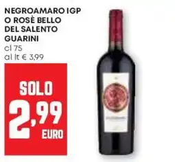 Pam Negroamaro igp o rosè bello del salento guarini offerta