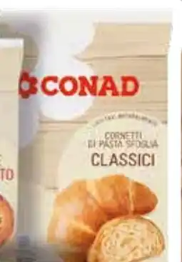 Spazio Conad Cornetti di pasta sfoglia classici CONAD offerta