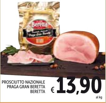 Spazio Conad Prosciutto Nazionale Praga Gran Beretta offerta