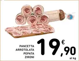 Spazio Conad Pancetta arrotolata pepata zironi offerta