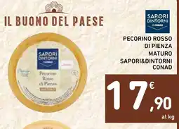 Spazio Conad Pecorino rosso di pienza maturo SAPORI&DINTORNI CONAD offerta