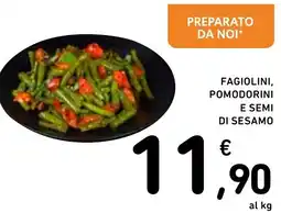 Spazio Conad Fagiolini, pomodorini e semi di sesamo offerta