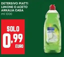 Pam Detersivo piatti limone o aceto ARKALIA CASA offerta