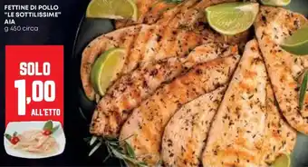 Pam Fettine di pollo "le sottilissime" AIA offerta